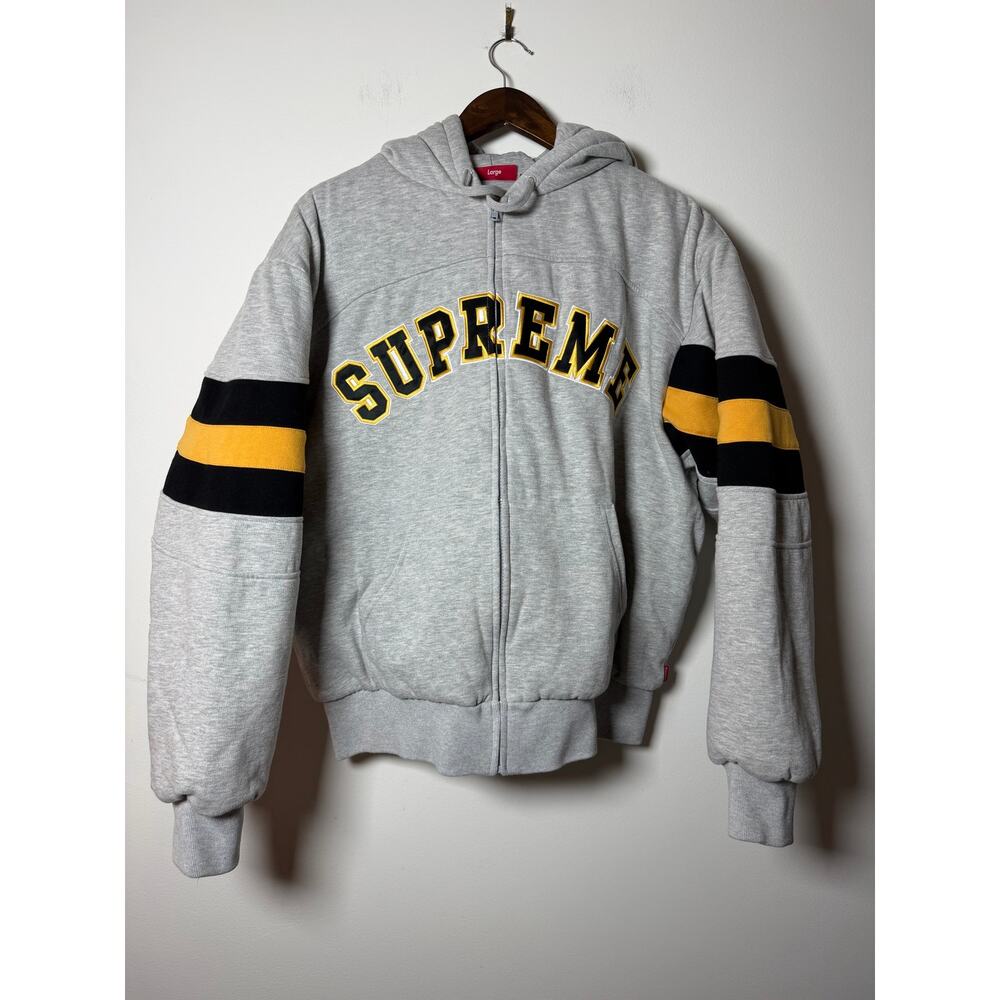 Supreme Filled Zip Up Hooded Sweatshirt